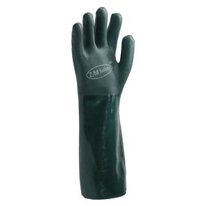 Double Dip Sandy PVC <strong>Gloves</strong> Acid and Alkali Resistant Chemical-Resistant <strong>Glove</strong> <strong>Long</strong> Sleeves Heavy Duty <strong>Gloves</strong> Industrial 45cm