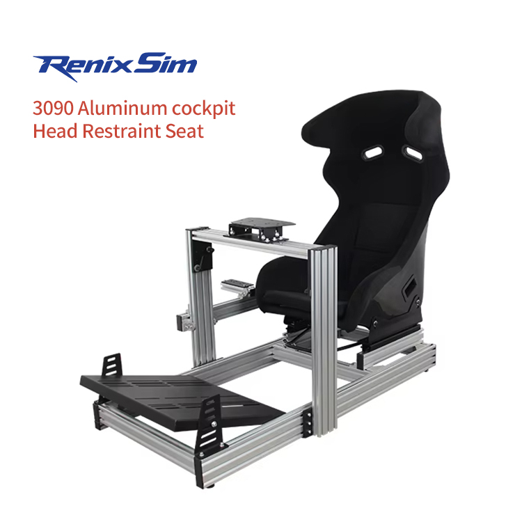 Cockpit de course en aluminium avec 3090+ repose-têtes