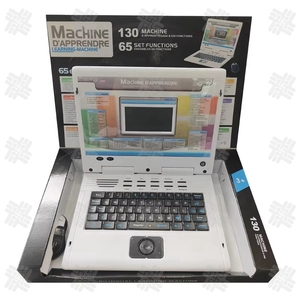 KW 65機能子供向け早期教育英語フランス語バイリンガル学習機械玩具ノートパソコン子供向け - Product Image 4
