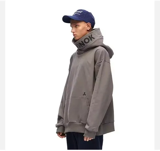 Thời trang dạo phố Mens tùy chỉnh in bông đồng bằng trống Mens Hoodie