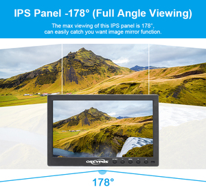 Monitor de pantalla táctil IPS LED de 10 pulgadas con altavoz, alta brillo, LCD, TV, HDMI, VGA, Raspberry pi, barato, venta al por mayor - Product Image 5