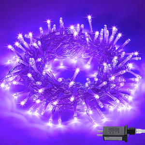 33FT 66FT Multicolor LED Luces de Navidad Twinkle Light Outdoor 8 Modos Plug In String Lights para Navidad Boda Fiesta Árbol - Product Image 5