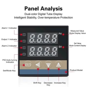 REX-C900 anpassbare digitale PID-Thermostat ABS Festkörper relais Universal eingang 4-20mA Ausgang für industrielle Temperatur OEM - Product Image 2