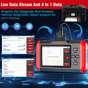 KINGBOLEN S600 OBD2 Scanner 4 sistemi strumenti diagnostici per auto ABS SRS ECM TCM 8 reset freno a olio SAS ETS reset uso gratuito a vita - Product Image 4
