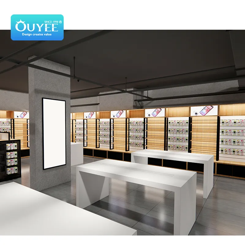 Vitrine de magasin, 1 pièce, conception de haute qualité, ordinateur