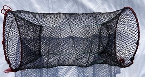 Foldable Fishing <strong>Net</strong> 1*1cm Large Mesh Crab Cage Spring <strong>Round</strong> Telescopic 6 Strands with Knotted <strong>Net</strong> - Product Image 6