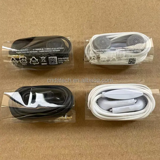Preço por atacado Fone de ouvido com fio para Samsung S5830 A10 A20S A7 A103S EHS61 3.5mm, fone de ouvido com fone de ouvido feito no Vietnã