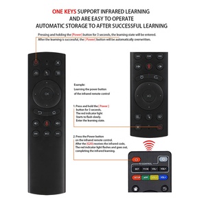 G20 Voice <strong>Remote</strong> Control 2.4G Wireless Voice Air Mouse Gyro Sensing Universal air Mouse IR Learning Keyboard for PC TV Box G20s - Product Image 4