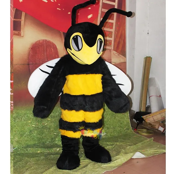 Fantasia de mascote do ce oem, alta qualidade, para venda, trajes de abelha para festa