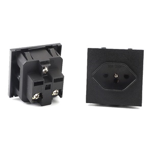 เต้าเสียบปลั๊กไฟแบบสวิส-J 3พิน10A 250โวลต์สำหรับเต้ารับไฟฟ้า PDU แบบมาตรฐานสวิส - Product Image 6