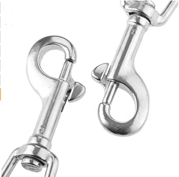 Großhandel Metall Mini Karabiner haken ovale Dreh haken Karabiner haken für Schlüssel anhänger und Hunde leine