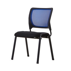 Moderna sedia a rete da quattro piedi per la formazione in ufficio per la conferenza del Computer dello studente con un Tablet alla moda con un Design semplice - Product Image 3