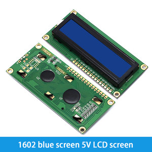 LCD1602 PCF8574T PCF8574 IIC/I2C/interfaccia modulo Display LCD 16x2 caratteri 1602 5V schermo blu/giallo verde per Arduino fai da te