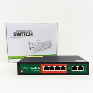 OEM 1024MN/PE 4 POE + 2 Uplink 250M IP 100Mbps yönetilmeyen ağ anahtarları QoS için güvenlik kamerası Ethernet RJ45 Uplink anahtarı stok - Product Image 3