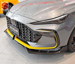 MG 6ชุดสปอยเลอร์ด้านหน้ารูปตัว A,สปอยเลอร์หน้าสปอยเลอร์ ABS สปอยเลอร์หลัง2021 MG6 Pro กันชนหน้าดิฟฟิวเซอร์ - Product Image 4