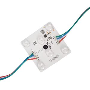 70mm X 70mm 2 dc24v WS2811/WS2818 IC RGB modulo Pixel a colori; IP20; 5W/6leds/Pixel 110 Lm/LED; 20 Pixel/stringa - Product Image 1