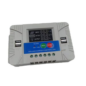 30A Controlador de carga de batería solar PWM 30A 40A 50A 60A 12V/24V 4USB Salida 5V/2A Controlador de panel solar fuera de la red - Product Image 2