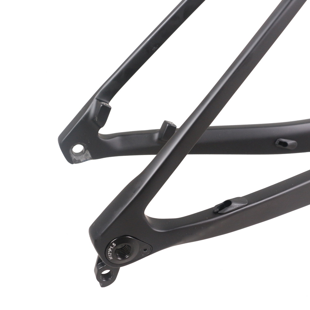 Full Carbon 29er Boost Hard Tail MTB Frame FM035 BSA Bottom Bracket Max Tire 2.35''