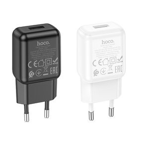 HOCO C96A şarj tek liman kompakt ve taşınabilir uygun Apple Android cep telefonu evrensel şarj kulaklık toptan - Product Image 1
