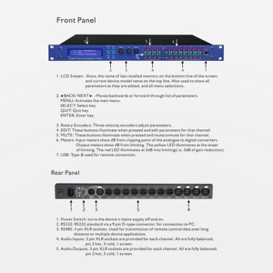 Procesador de audio digital Dsp profesional 2 en 6 salidas para sistema de sonido Equipo de sonido de escenario - Product Image 4