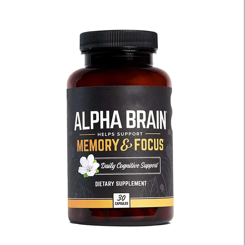 Bestseller Alpha-Gehirn-Kapseln fördern Intelligenz und Hirnleistung 30 Kapseln Immunfunktions-Supplement Fokus Konzentration