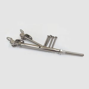 T316 thép không gỉ swage chuyển đổi turnbuckle và End tensioner phụ kiện 1/8 inch cáp lan can bộ dụng cụ phần cứng cho gỗ bài - Product Image 5