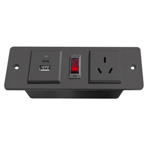 Enchufe integrado oculto estándar australiano, enchufe doméstico multifunción, enchufe de mesa personalizado - Product Image 6