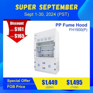 BIOBASE China Ucted PP Fume Hood FH1500(P) With <strong>Microprocessor</strong> <strong>Control</strong> <strong>System</strong> and LED Display - Product Image 2