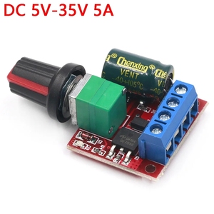 PWM DC 5V-35V 5A interruttore di regolazione della velocità del motore Auto a corrente continua regolatore regolatore regolatore regolatore interruttore regolabile modulo dimmer LED - Product Image 3