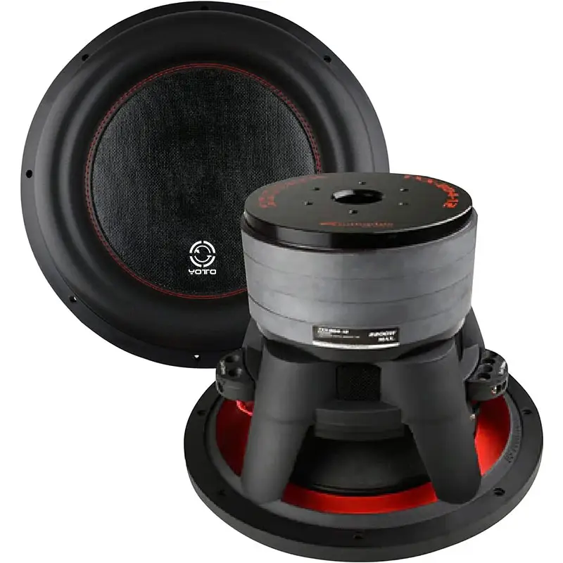 YOTO PRO-DE15C700 de haute qualité 1400 watts double 2 ohms subwoofer haut-parleur subwoofers 15 pouces