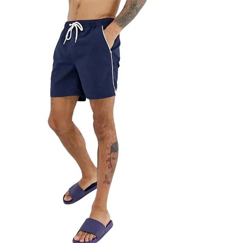 KY Swim Wear Fabricantes Pantalones cortos de playa de buena calidad para hombres Tabla de surf Verano Estampados de dibujos animados Cordón corto