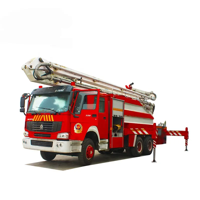 Foton Forland new model fire engine standard size of fire truck used in forest mining construction