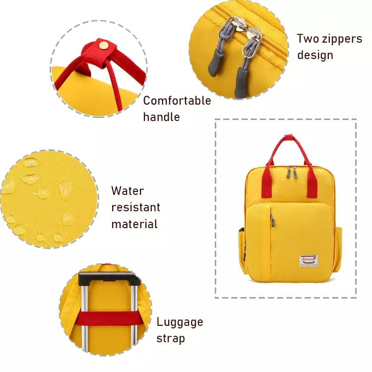 wholesale Fashion Waterproof Backpack Mommy baby diaper bag for mom