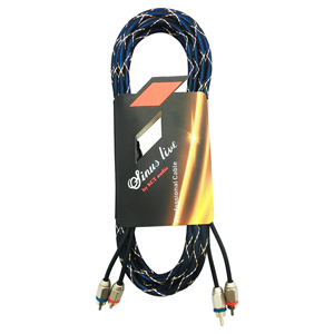 Cao cấp độ trung thực chất lượng Hifi mạ vàng 2 RCA cáp âm thanh đồng nguyên chất kabel AV cavo - Product Image 2