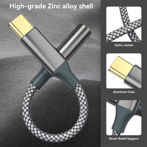 Pastall USB <strong>C</strong> to Aux Audio Dongle Cable Cord Brand New Type <strong>C</strong> to 3.5mm Female Jack <strong>Adapter</strong> for IP Hone 16 <strong>P</strong> Ro Max - Product Image 5
