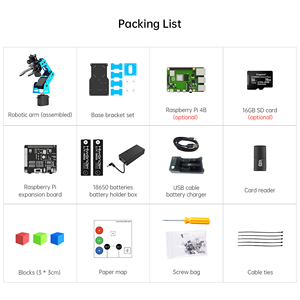 Умный робот-рука AI Vision ArmPi mini с питанием от Raspberry Pi для распознавания, отслеживания и сортировки - Product Image 6