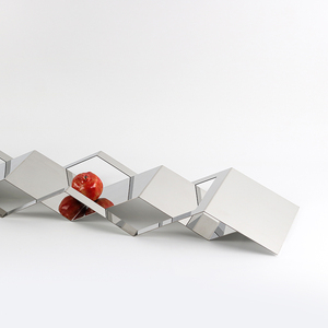 Avrupa basit lüks dikdörtgen depolama tepsisi ev ofis çalışması için geometrik tasarım Art Deco tarzı yıldönümü süslemeleri - Product Image 2