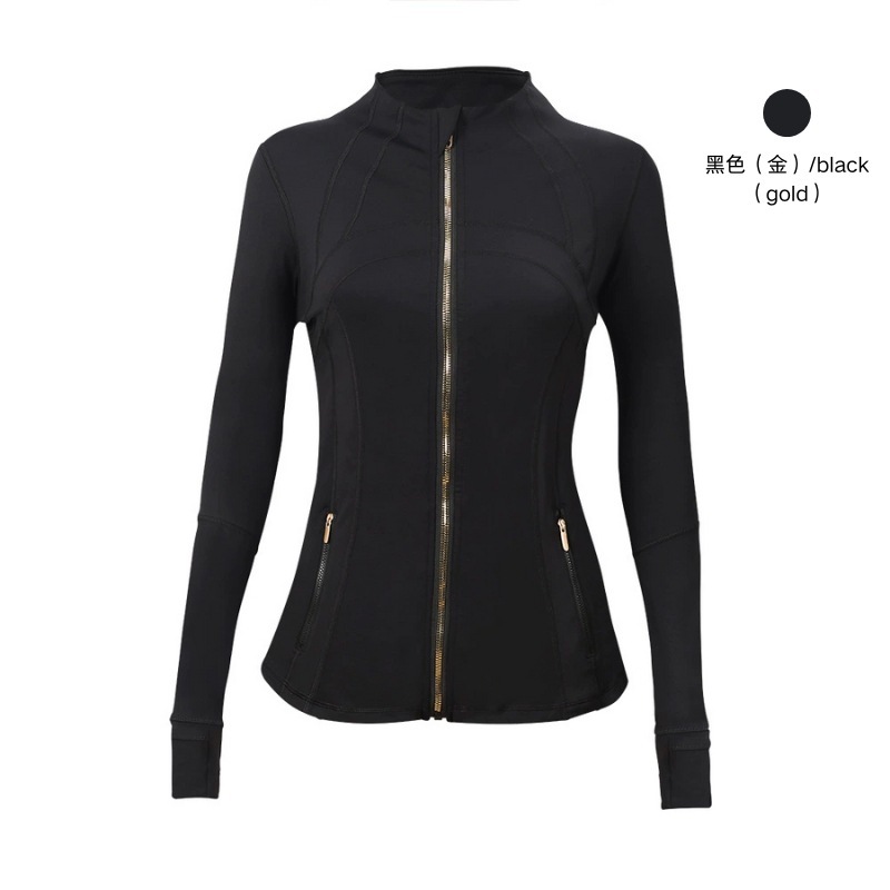 Veste en or noir