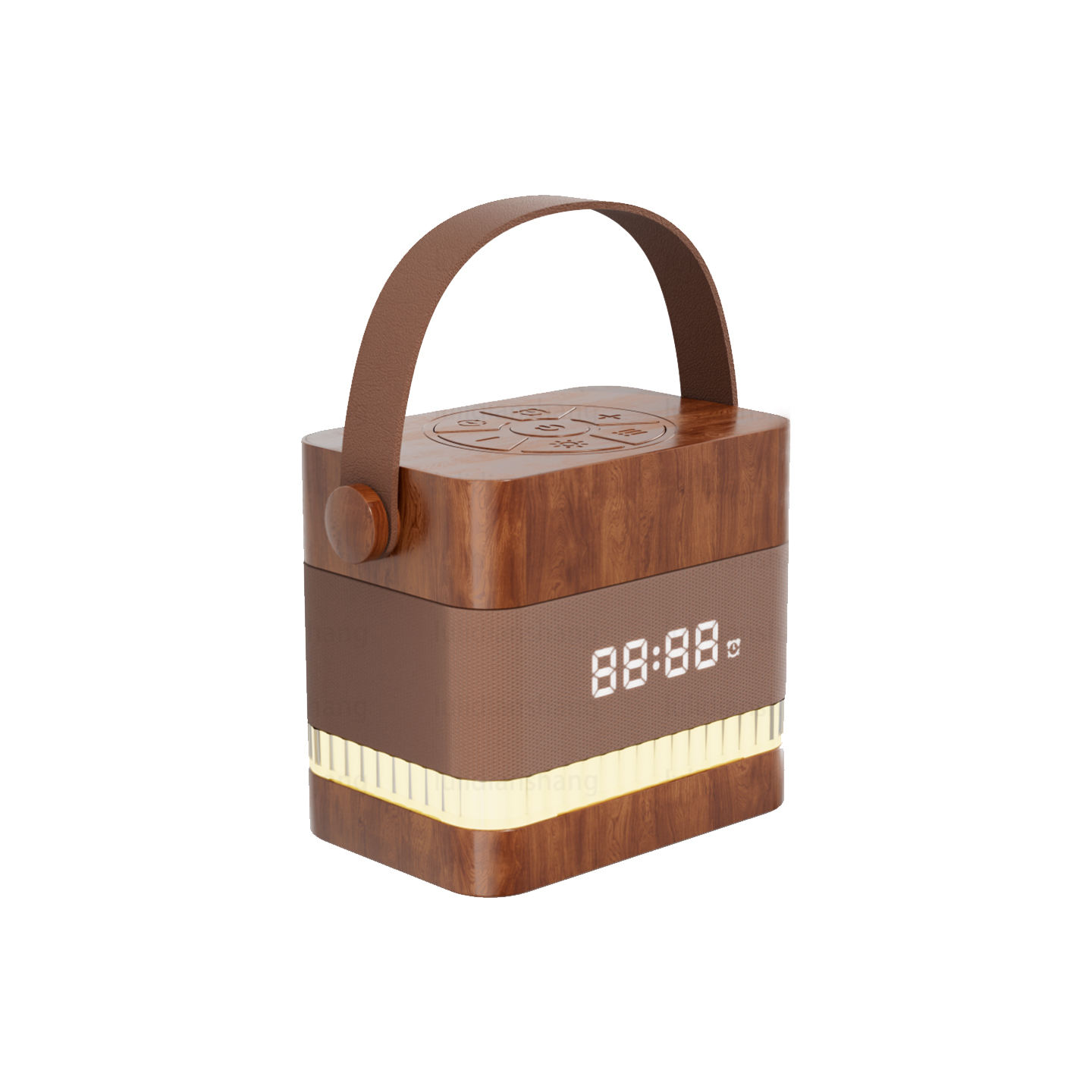 Grain de bois foncé