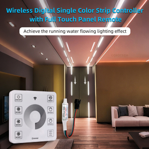 <strong>Ws2811</strong> Digital <strong>LED</strong> Strip Dimmer with Panel Remote Pixel Qty 3200 Dimmable Running Water Flowing 24v <strong>Led</strong> Light <strong>Controller</strong> - Product Image 2