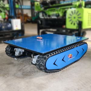 Özelleştirilmiş uzaktan kumandalı Robot paletli Platform taşıma aracı kauçuk paletli şasi - Product Image 2