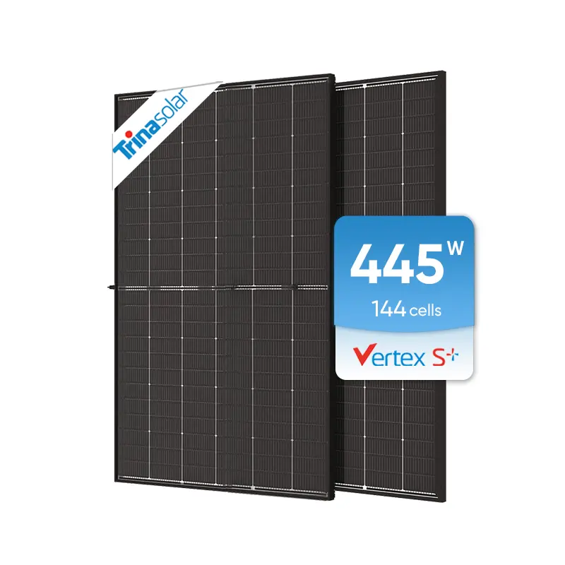 Trina modul fotovoltaik surya hitam, TSM-NEG9RC.27 415W 425W 420W 425W 430W 435W 440W 445W W tipe N