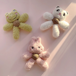 Juguete de gato de peluche de dibujos animados con hierba gatera estilo lindo cachorro masticar juguetes de peluche moler dientes resistente a mordeduras diversión para conejos - Product Image 5