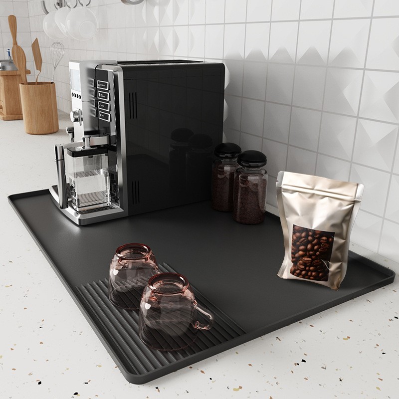 Coffee machine mat (black)