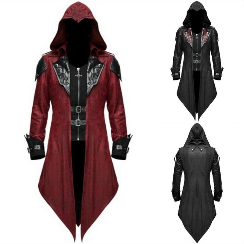 Camicia da uomo pirata con volant, camicie vittoriane e rinascimentali, maglietta a maniche lunghe Steampunk, vampiro, poeta, gotica, medievale, costume per Halloween, cosplay, con pizzo, top formale