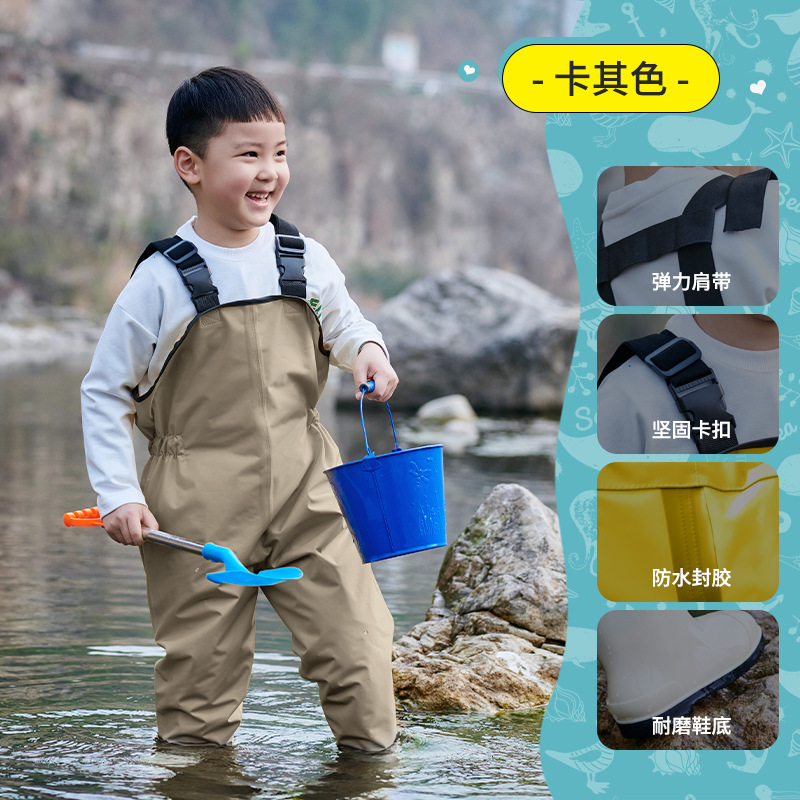 Kaki-Tissu Nylon-Longueur intérieur chaussure 16cm(26)