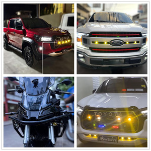 SENLO son X1 artı 50W LED araba far çift renkli Mini sürüş spot sis lambası projektör motosiklet aydınlatma sistemleri için - Product Image 6