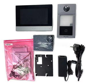 Hikvision Kit citofono Video IP da 7 pollici DS-KIS604-S(C) Smart Door Network Video pulsante di una chiamata Hik-Connect App di controllo Mobile