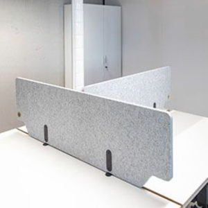 Acoustic Máy tính để bàn riêng tư tấm góc tròn văn phòng bàn màn hình nội thất văn phòng - Product Image 4