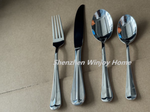 Gương Bạc forge 18/0 không gỉ Thêm Heavyweight dao kéo Flatware Set 16 - Product Image 3